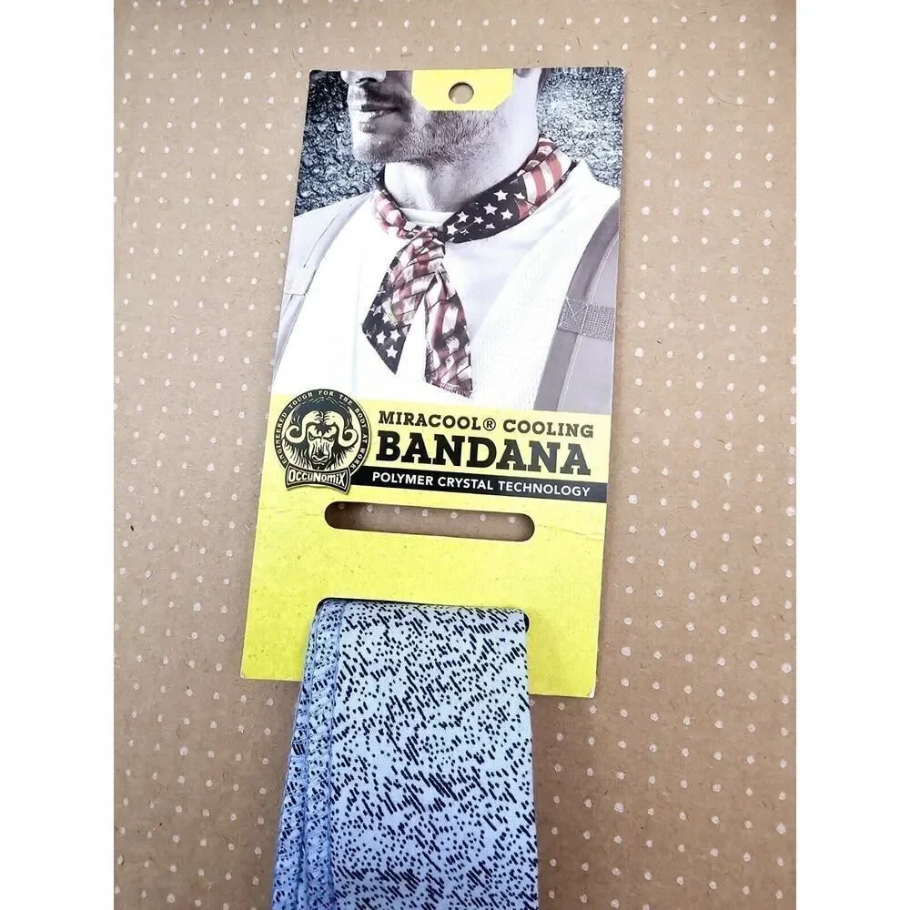 Occunomix MiraCool Cooling Bandanas Heat Stress ~Blue & Red Asst.